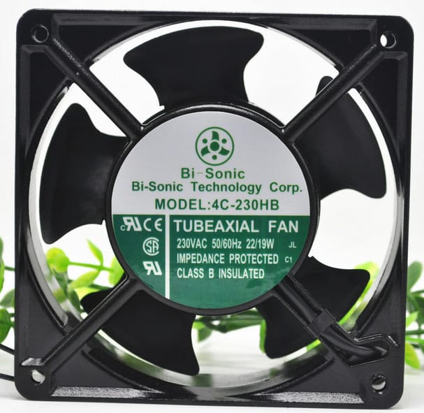 Вентилятор Bi-Sonic 4C-230HB термостойкий, устойчивый к кислотам и щелочам