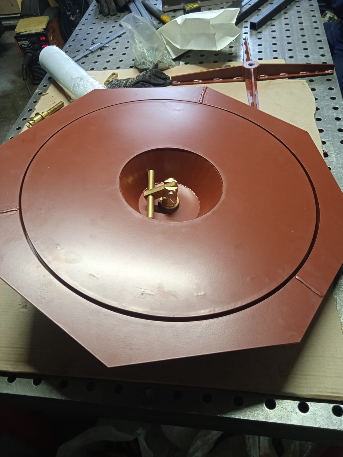 Стальная судовяа горловина круглая  ДУ 500 — фото 2