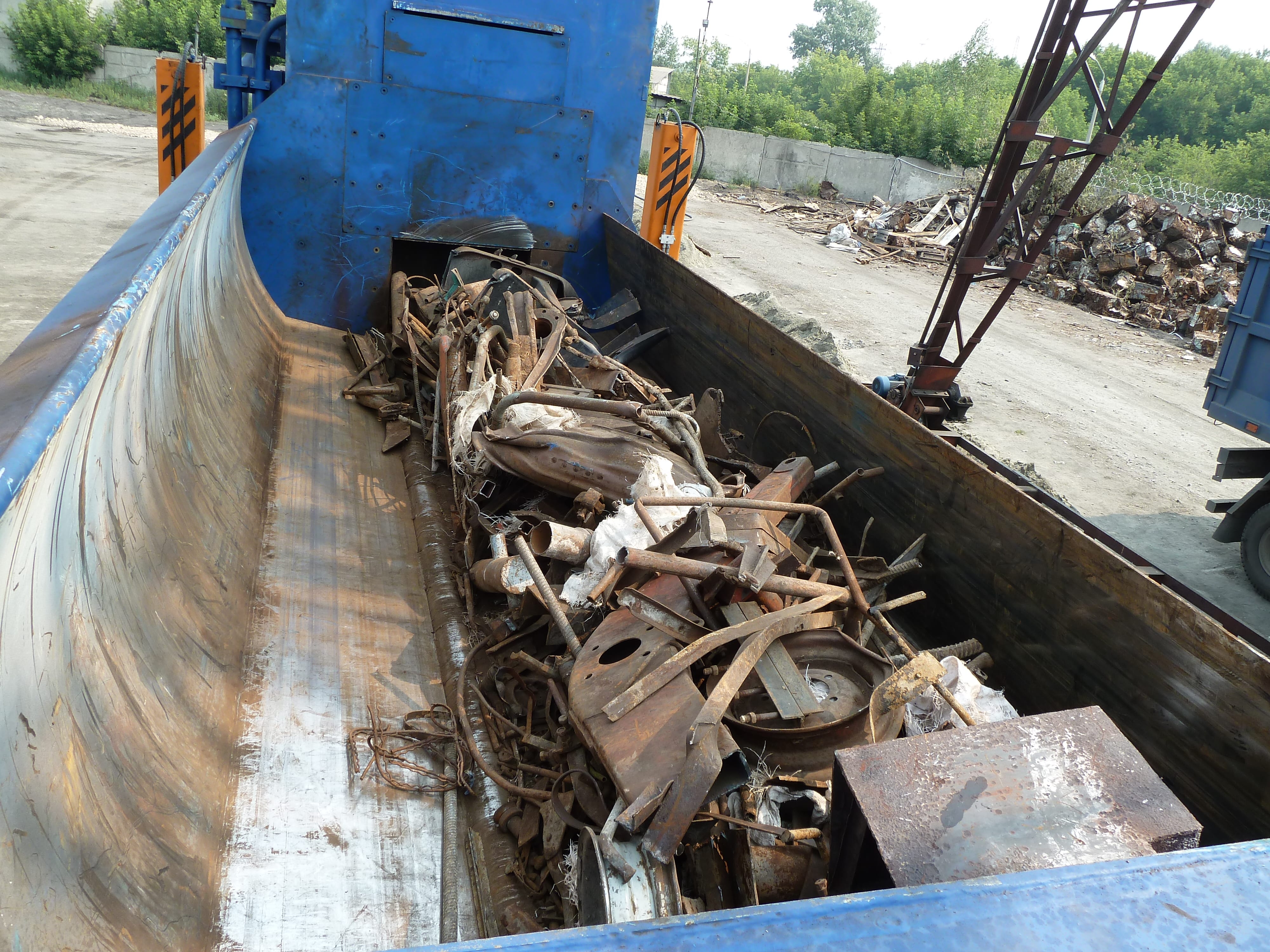 Пресс-ножницы Shark для лома: 600, 800, 1000 тонн усилие рез — фото 3