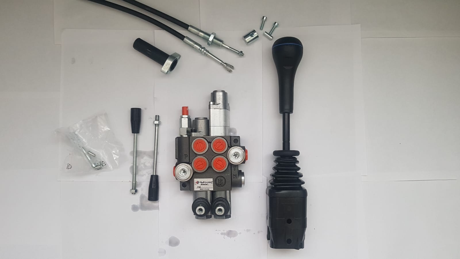 Комплект гидрооборудования на фронтальные погрузчики (джойстик, гидрораспределитель, тросы) — фото 5