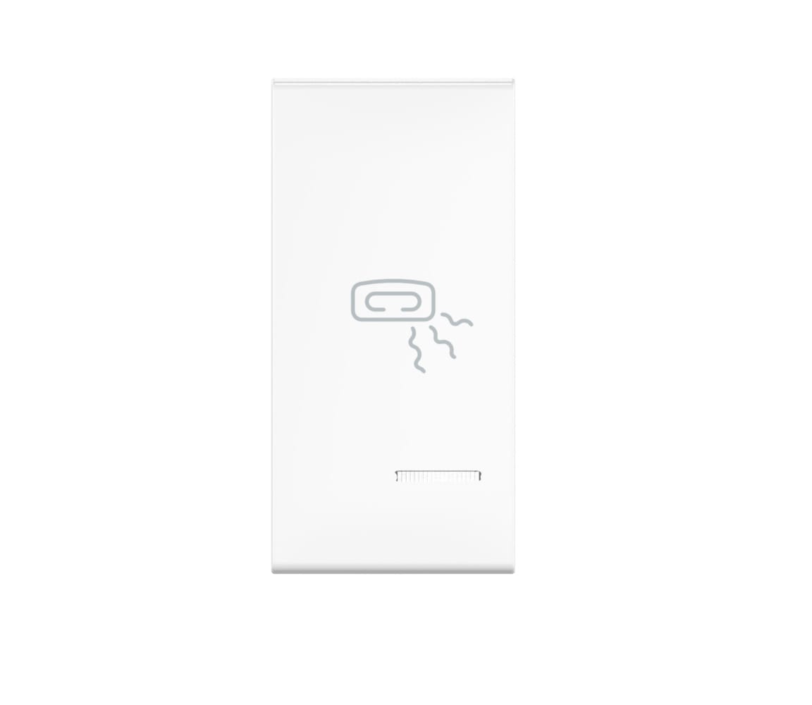 Клавиша CADUCEUS ALING EXPERIENCE, 1М, с символом "обогреватель", с индикаторным окошком