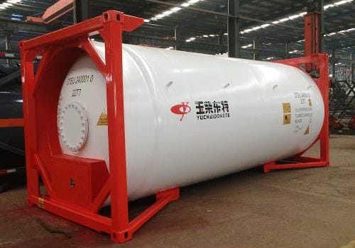 Танк-контейнер T50 объём 24500 л., для перевозки безводного сжиженного аммиака, новый. — фото 3