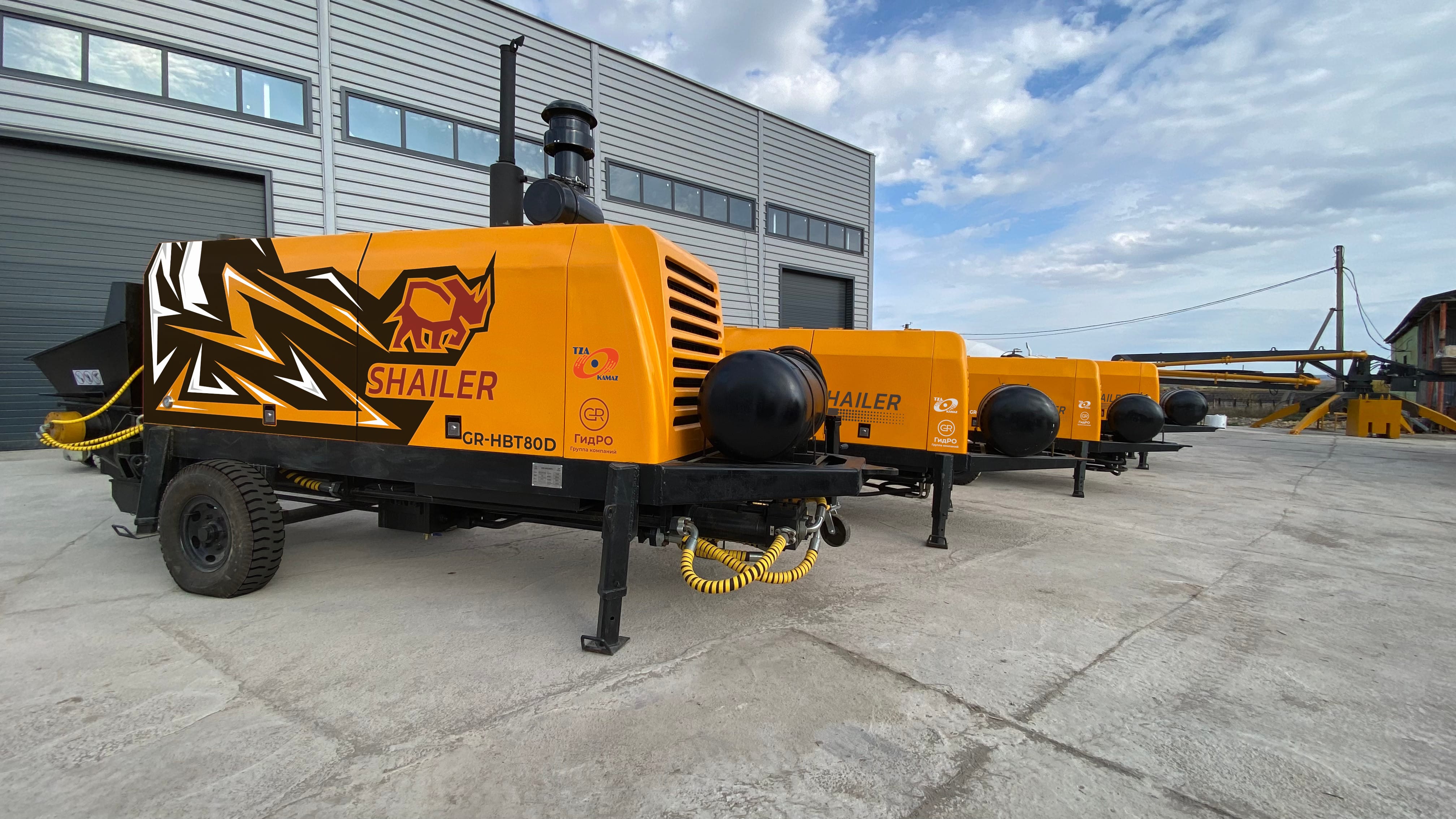 Бетононасосы стационарные SHAILER GR-60D, GR-80D, GR-100D-23 — фото 9