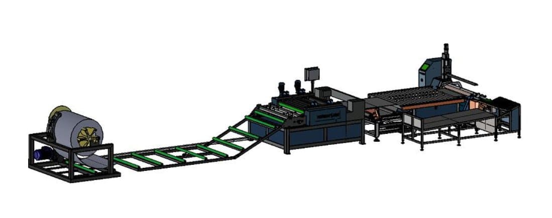 Профессиональная линия для производства дымоходных труб