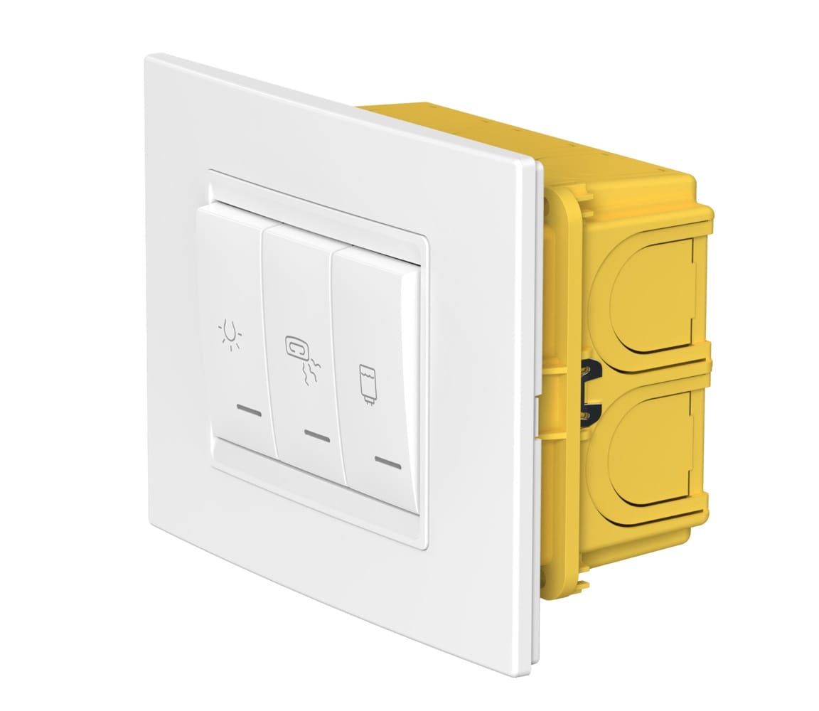 Комплект встраиваемых выключателей CADUCEUS ALING EXPERIENCE для ванной комнаты, 16А, 250В~