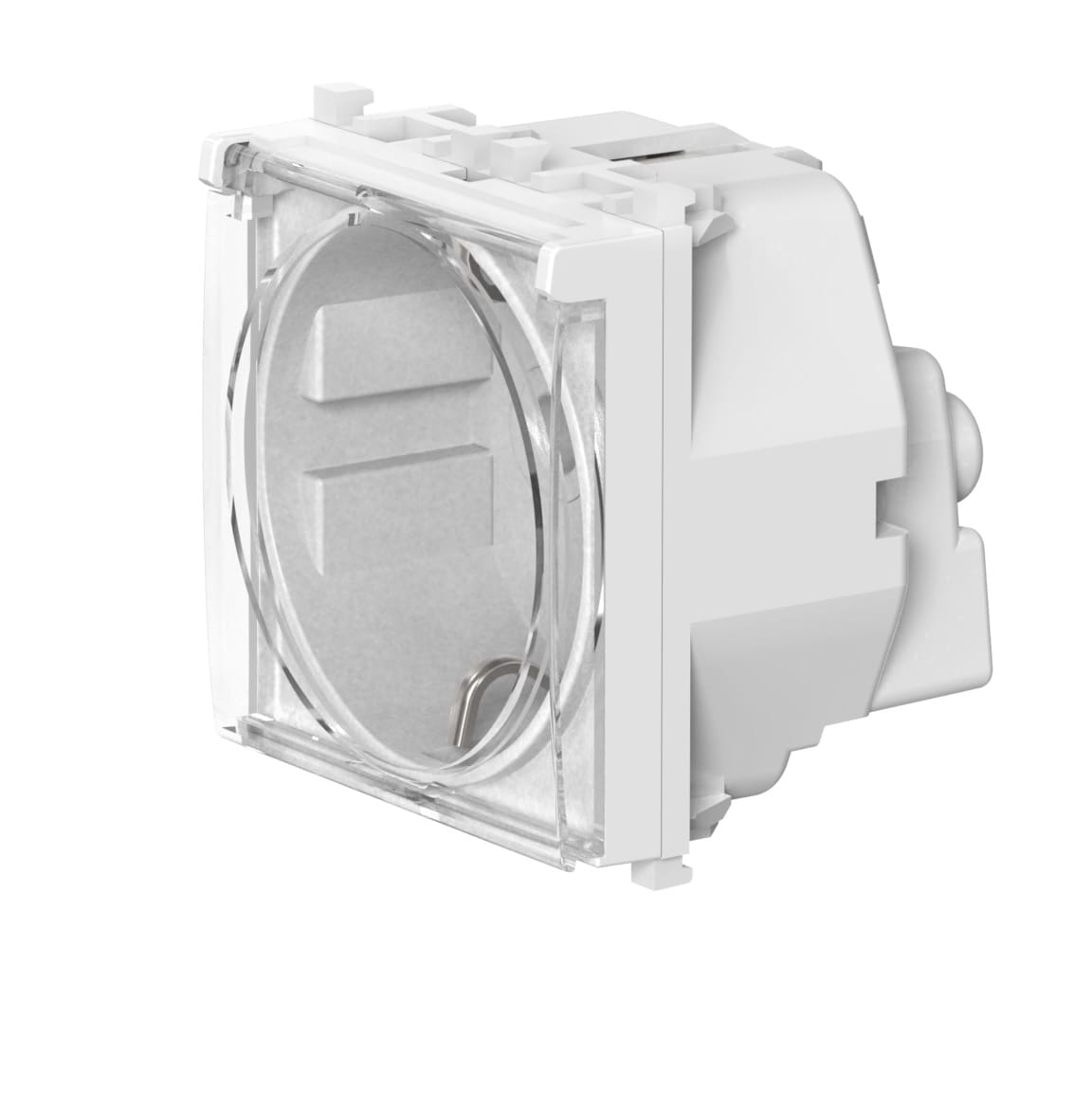 Розетка электрическая антибактериальная CADUCEUS ALING EXPERIENCE для скрытой проводки, модульная, механизм, 16А, 250В~