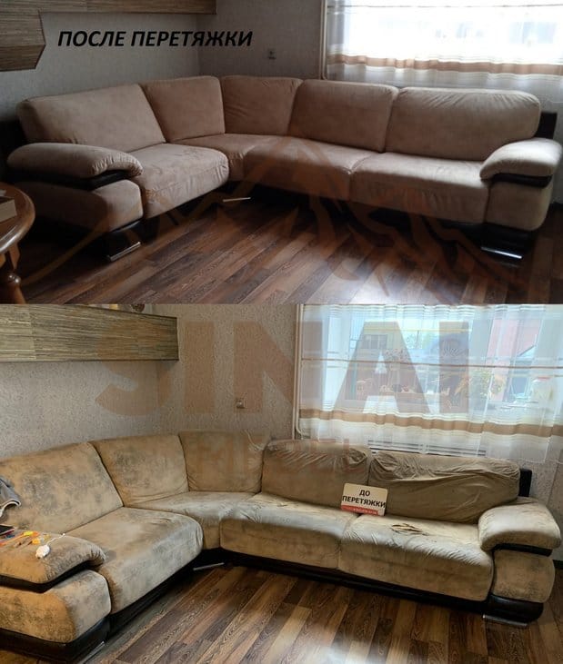 Перетяжка (реставрация) мягкой мебели — фото 3
