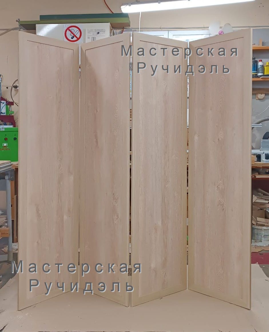 Складные ширмы-перегородки на колесах для офиса и салона красоты — фото 8