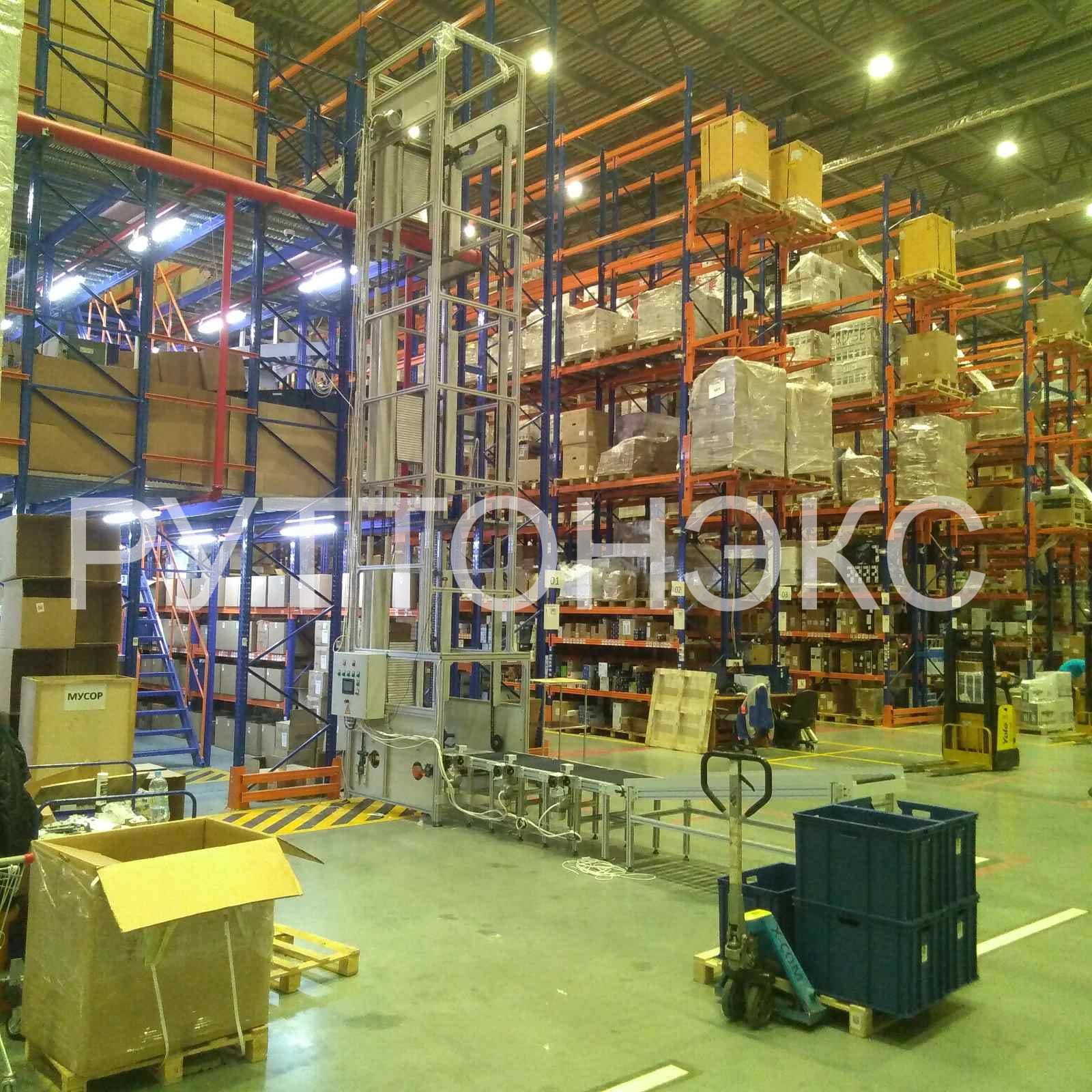 Вертикальный конвейер для мезонина — фото 2