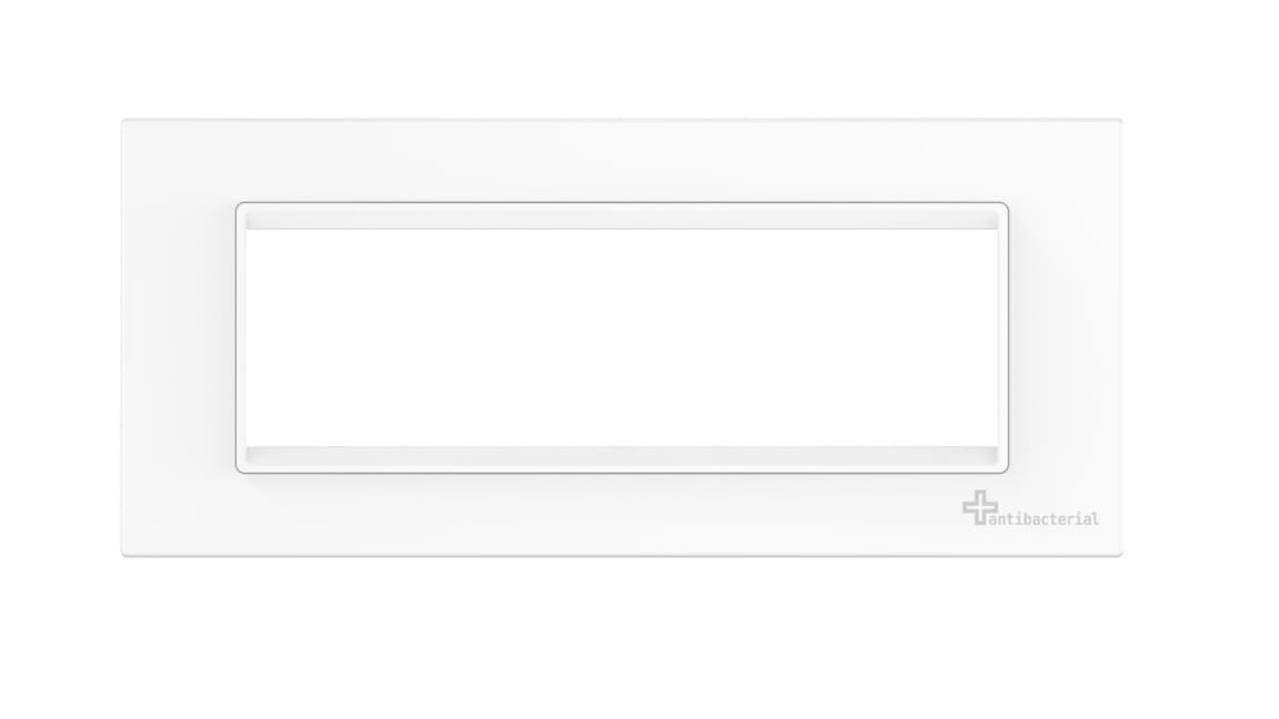 Рамка антибактериальная декоративная CADUCEUS ALING EXPERIENCE на 7 модулей