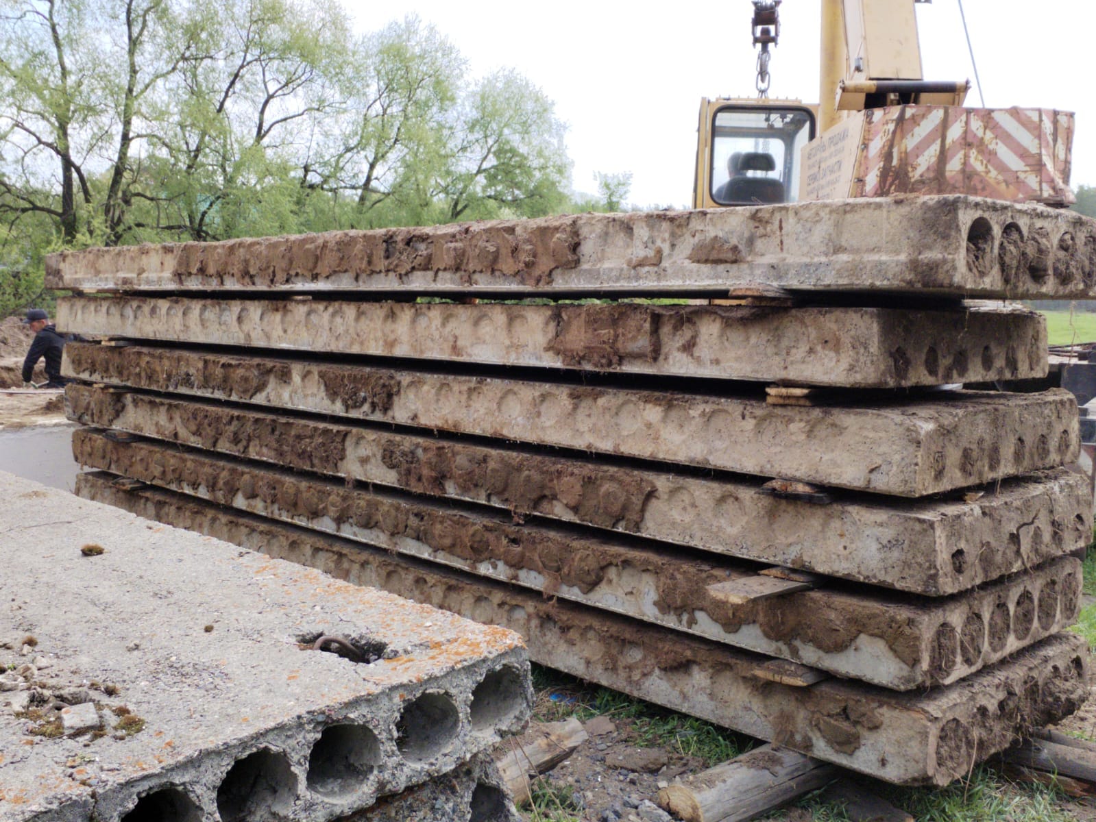 Плита перекрытия пустотная почти НОВАЯ — фото 2