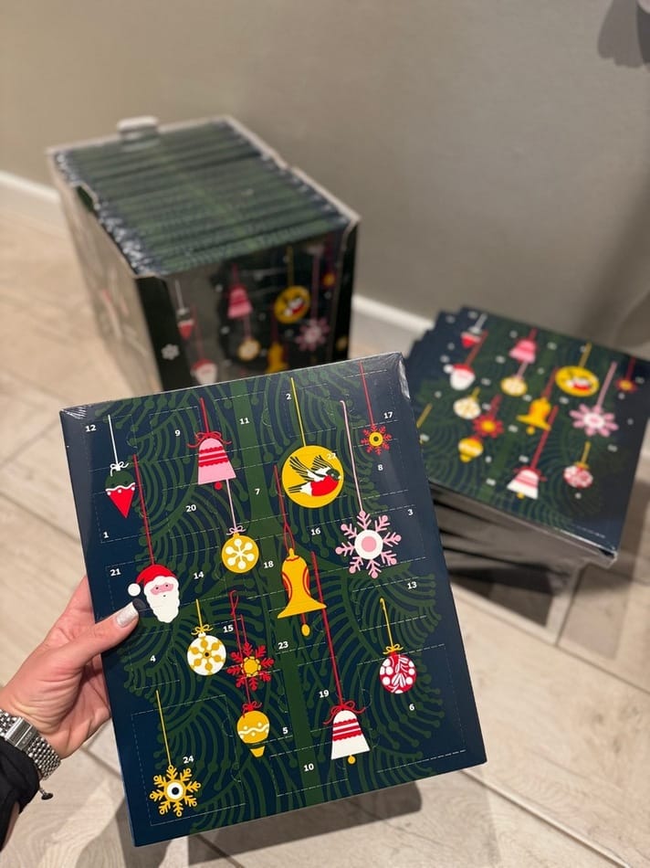 Адвент-календарь новогодний из Европы IKEA Vintersaga