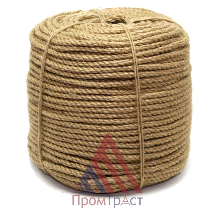 Веревки джутовые 4/6/8/10/12/14/16/18/20/22/24/26/40/48 мм декоративные.
