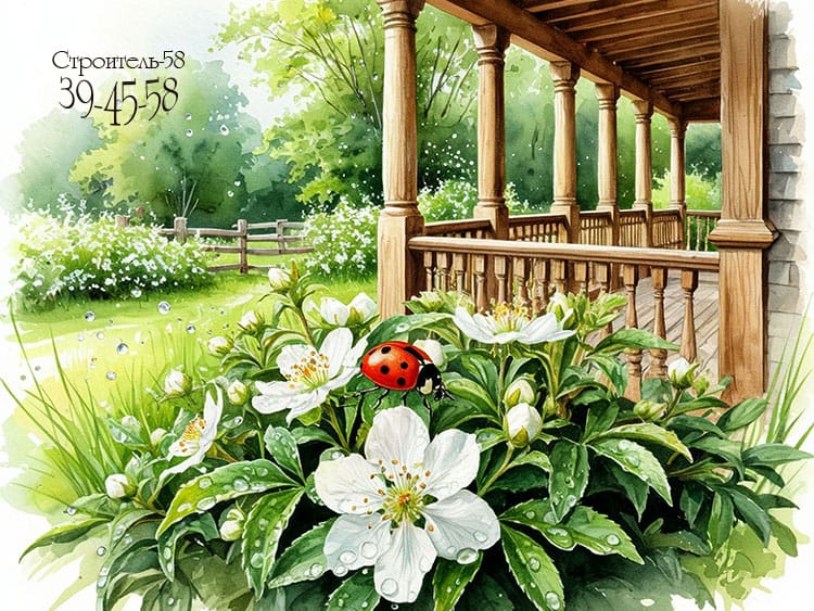 Пристройка веранды к дачному дому в Пензе Строитель-58 — фото 3