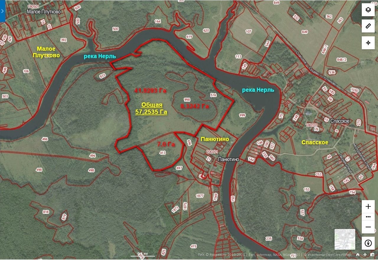 Земельный участок 57,2535 Га в дер. Панютино Калязинского района Тверской области — фото 5