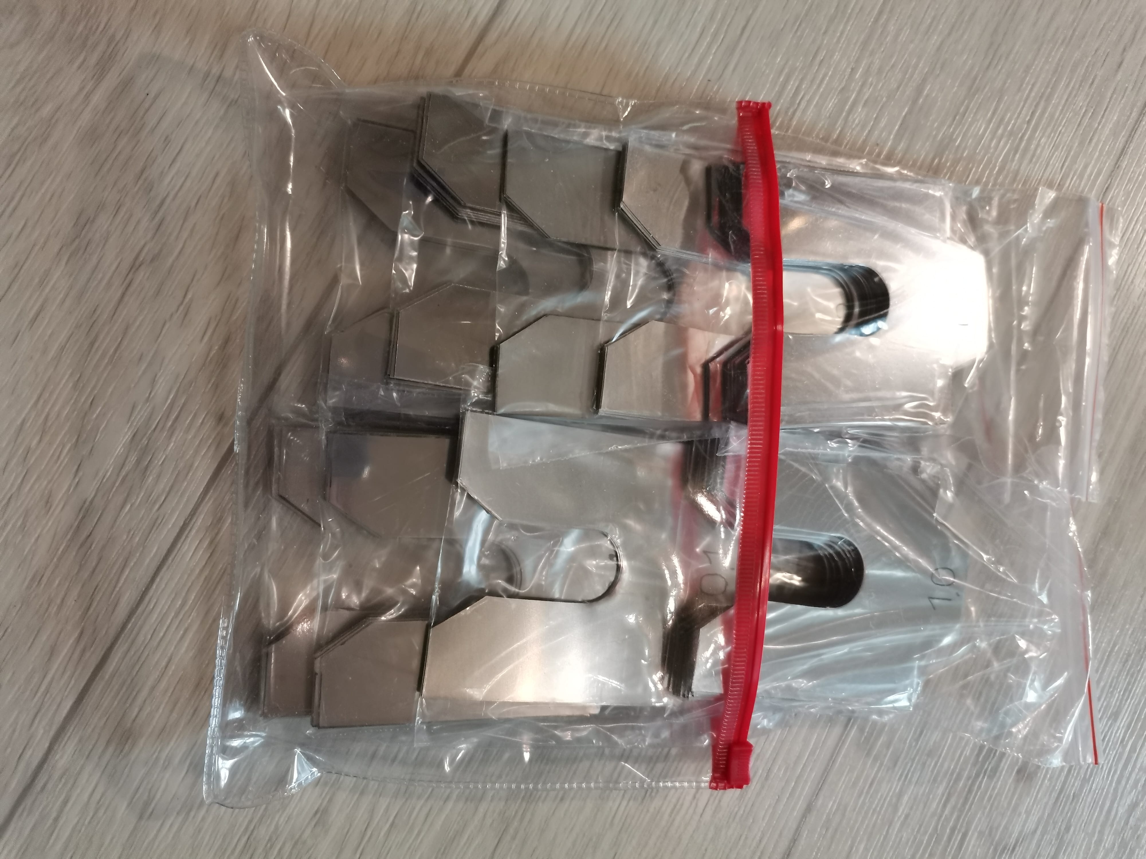 Центровочные нержавеющие пластины