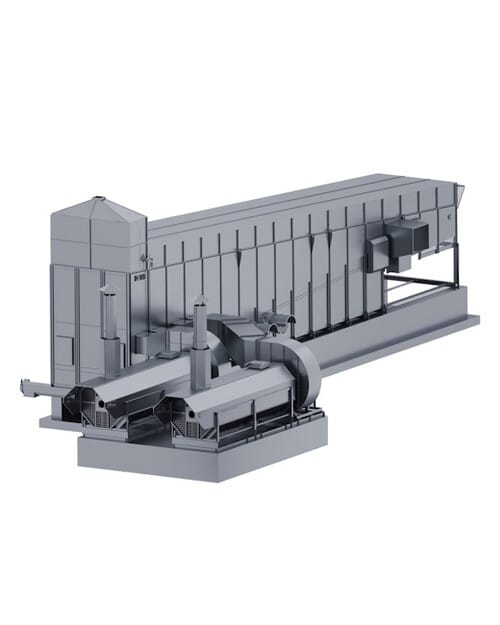 ЗЕРНОСУШИЛКА КОНВЕЙЕРНАЯ RIR К-63ТО (63 т/ч)