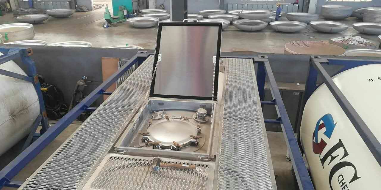 Танк-контейнер тип Т11 объём 25м3 для перевозки компонентов эмульсионных взрывчатых веществ, новый — фото 3