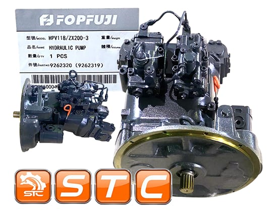 9262319; 9262320 HITACHI Насосная установка HPV118 Япония (9262320-FF без муфты датчиков) экскаваторов Hitachi ZX200-3, ZX240-3, ZX270-3, ZX180LC-5G, ZX200-5G, ZX240-5G, ZX280-5G