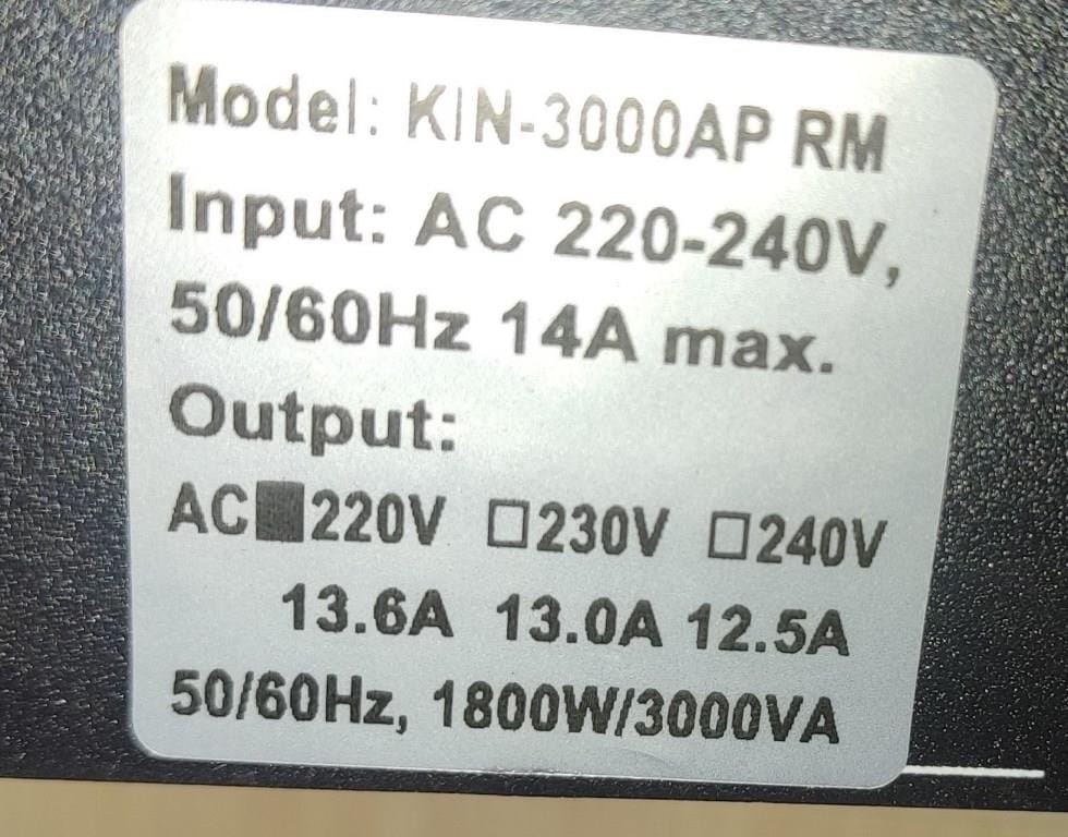 Ибп PowerCom KIN-3000AP RM, источник  питания