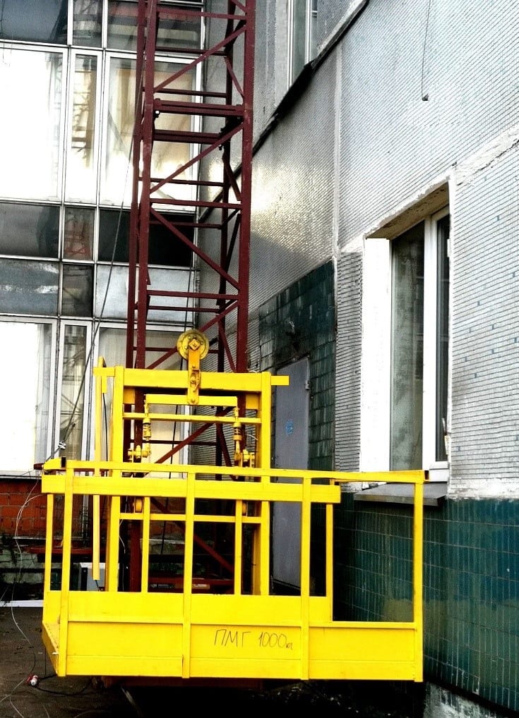 АРЕНДА - Подъемник мачтовый грузовой ПМГ г-п=2000кг (2тн)