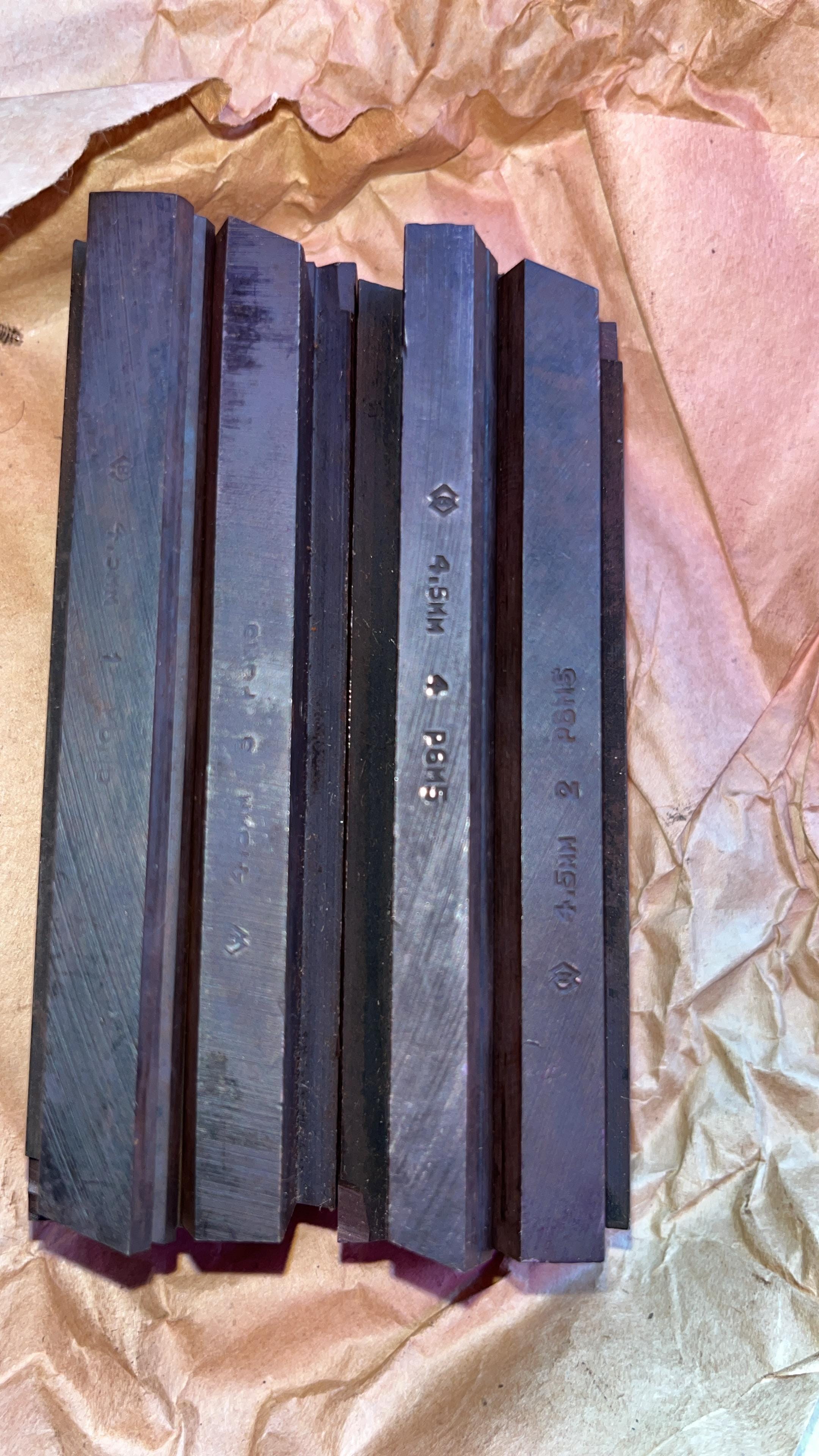 Предлагаем широкий ассортимент гребенок для Читинских резьбонарезных станков — фото 3