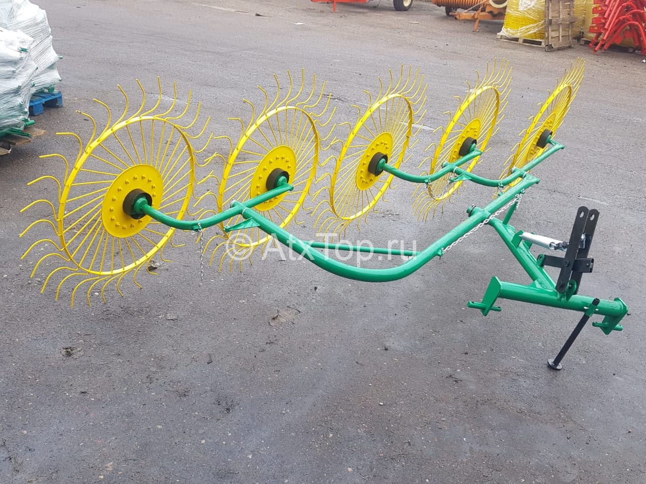 Грабли-ворошилки Польша 5ти колесные — фото 3