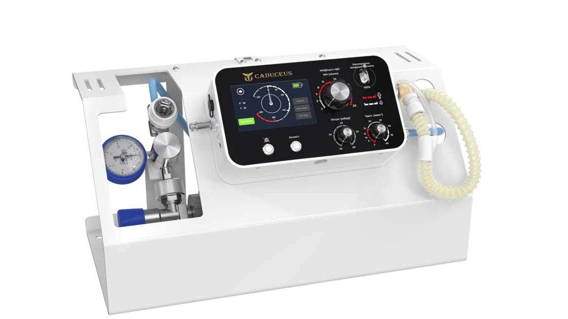 Портативный аппарат искусственной вентиляции легких CADUCEUS AIRMOB TD-AF