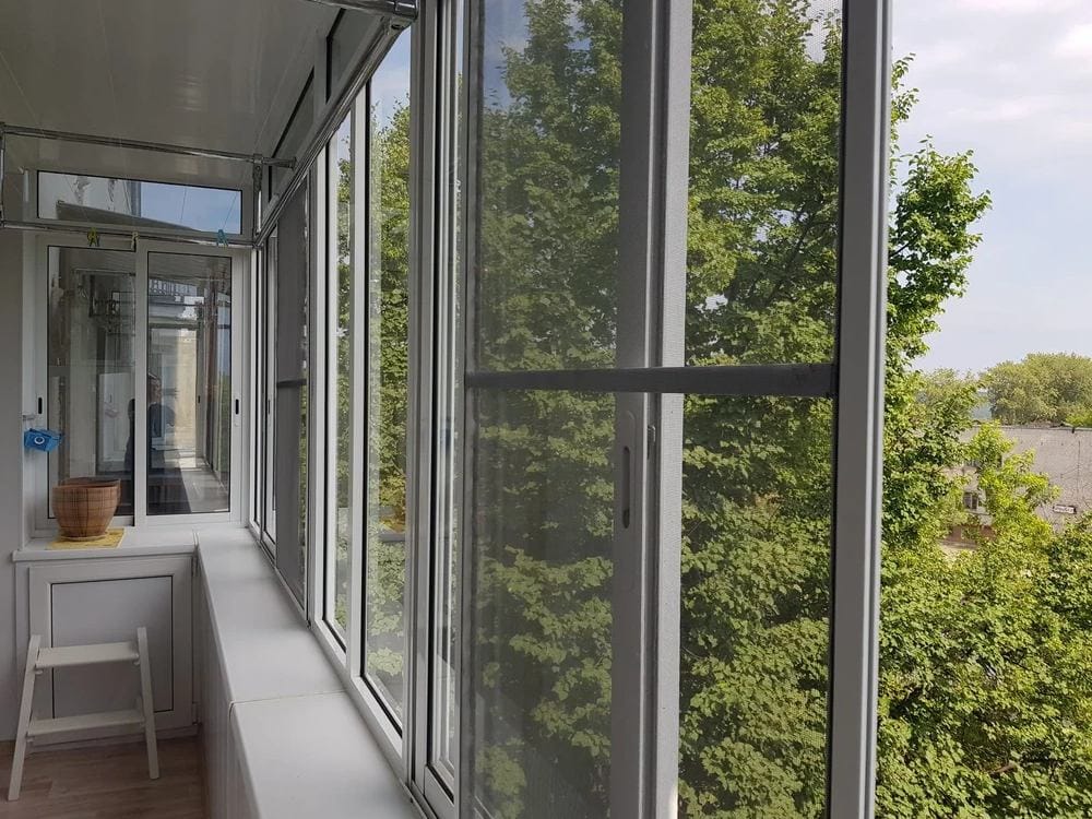 Алюминиевое остекление балконов