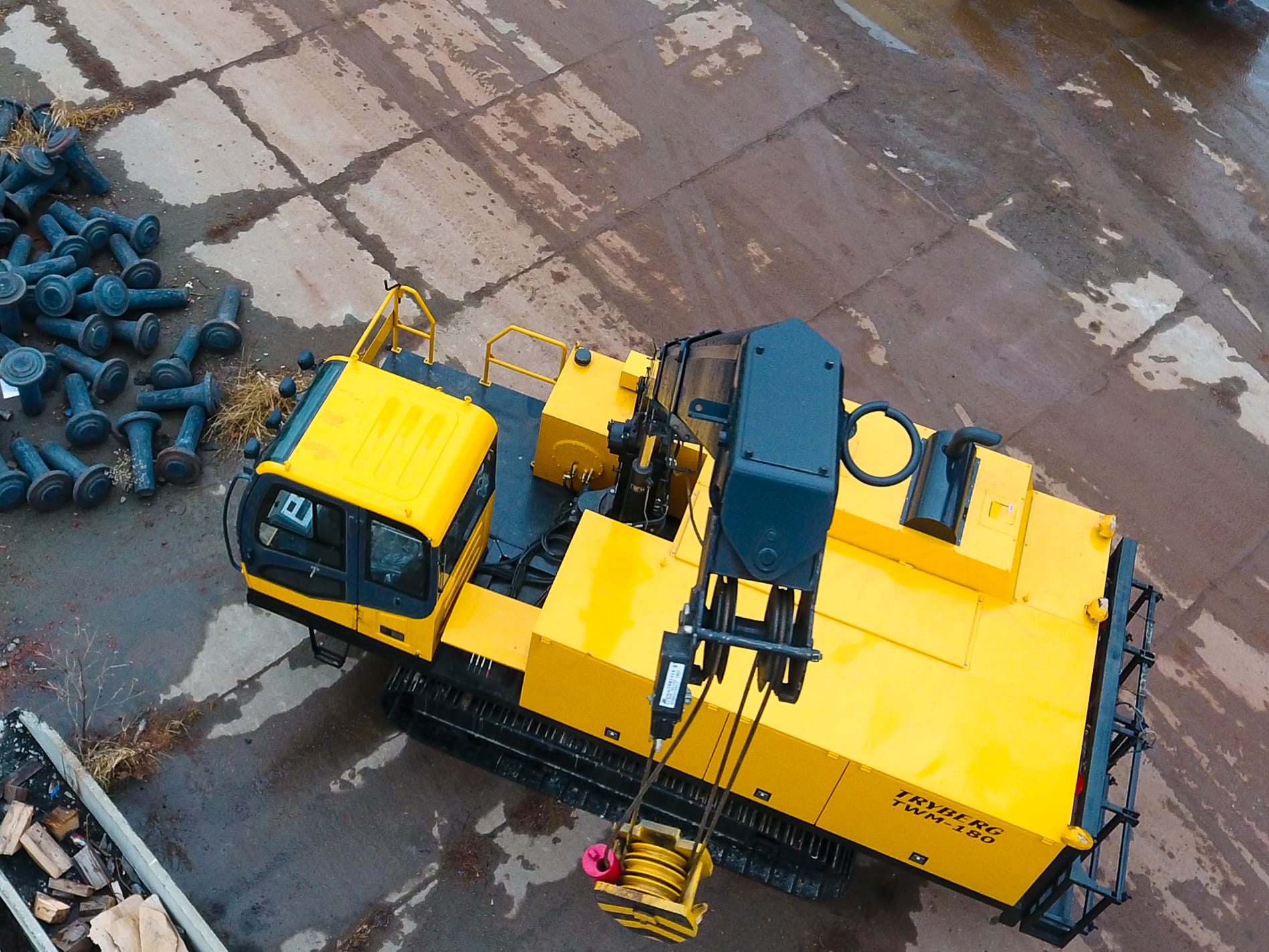 Самоходный сварочный агрегат TRYBERG TWM-180 гусеничный, 4х постовый — фото 2