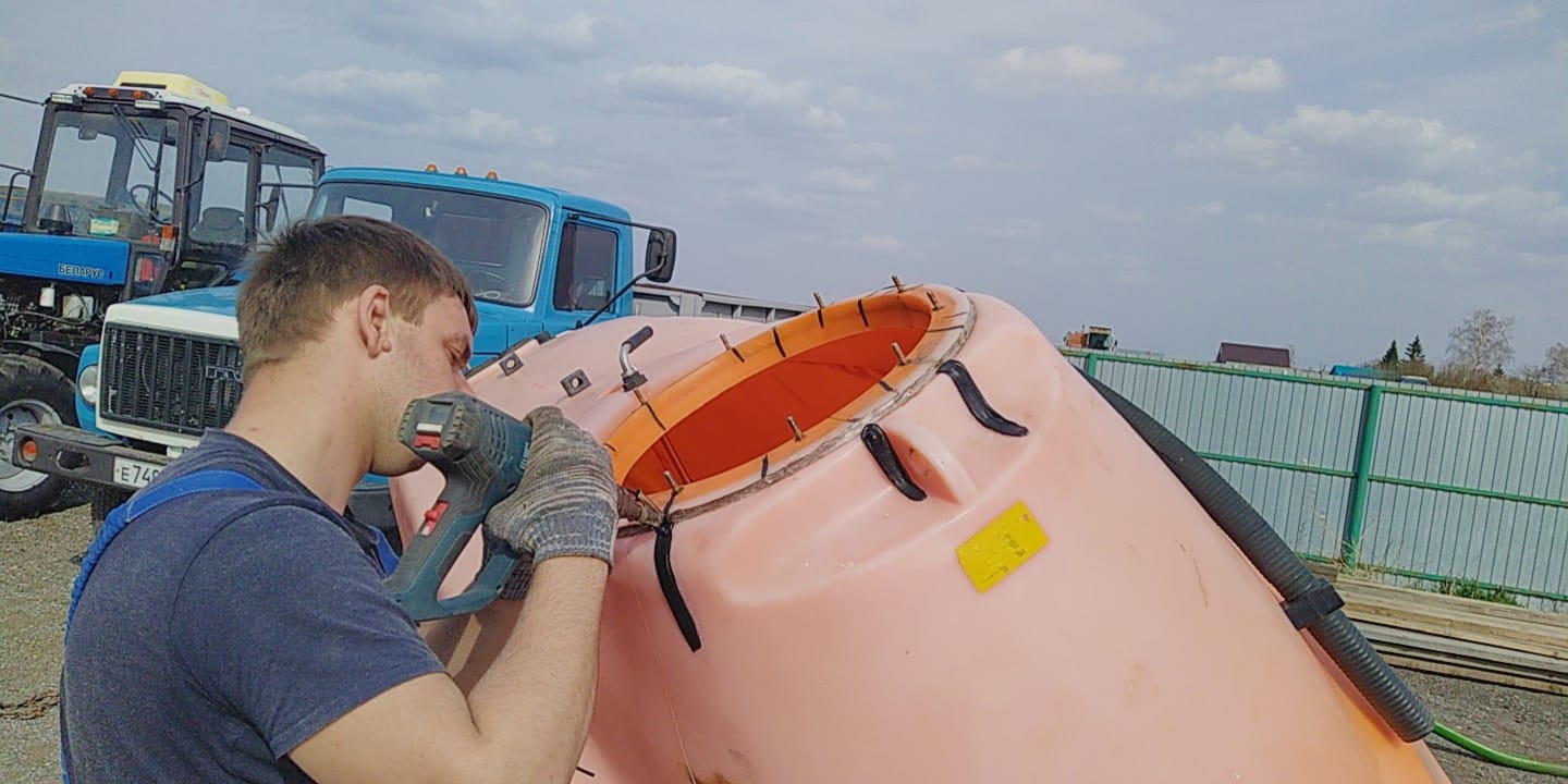 Ремонт полиэтиленовых и полипропиленовых резервуаров. — фото 4