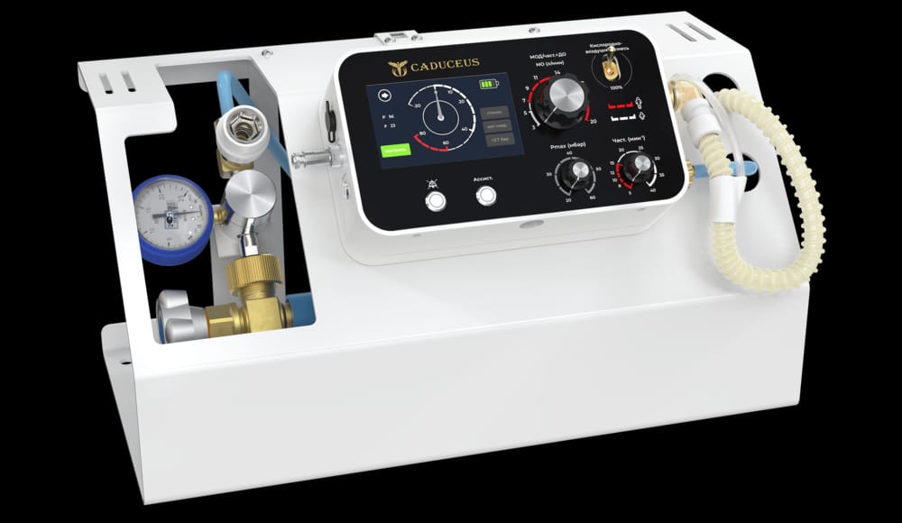 Портативный аппарат искусственной вентиляции легких CADUCEUS AIRMOB TD
