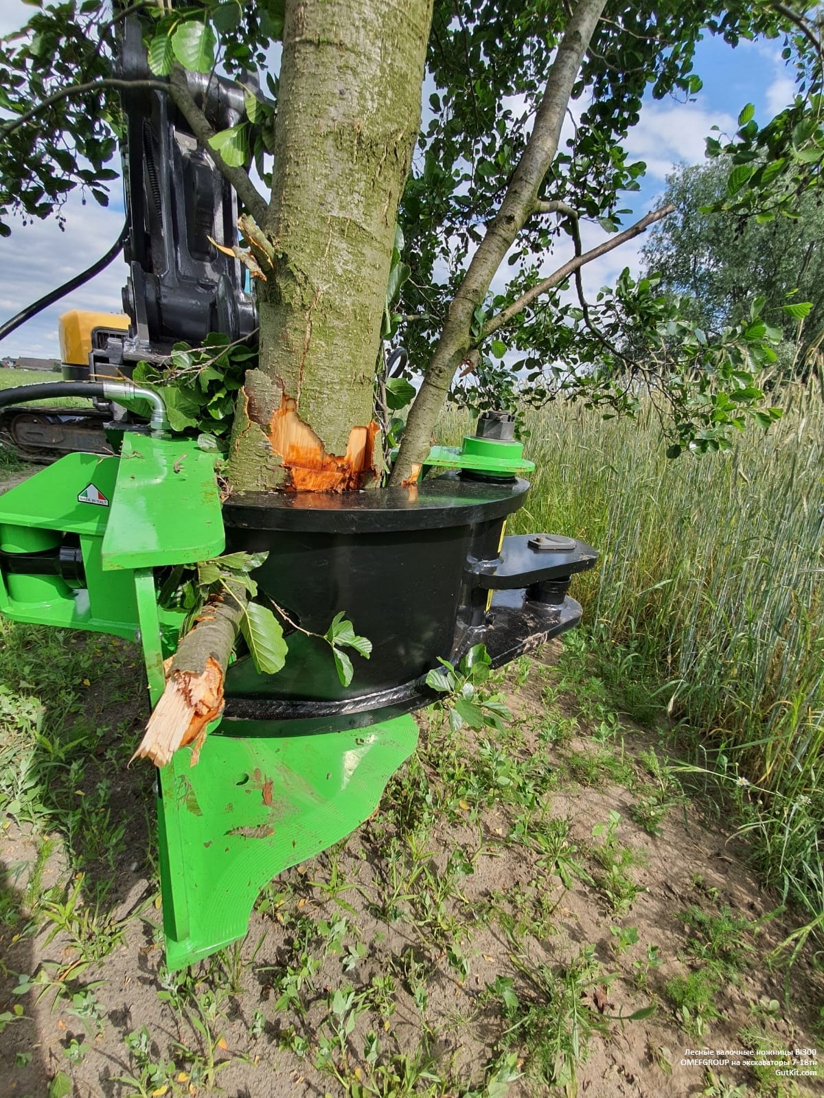 Лесные ножницы BI300 на экскаваторы 7-18тн, на мини-погрузчики 4-6тн. — фото 3