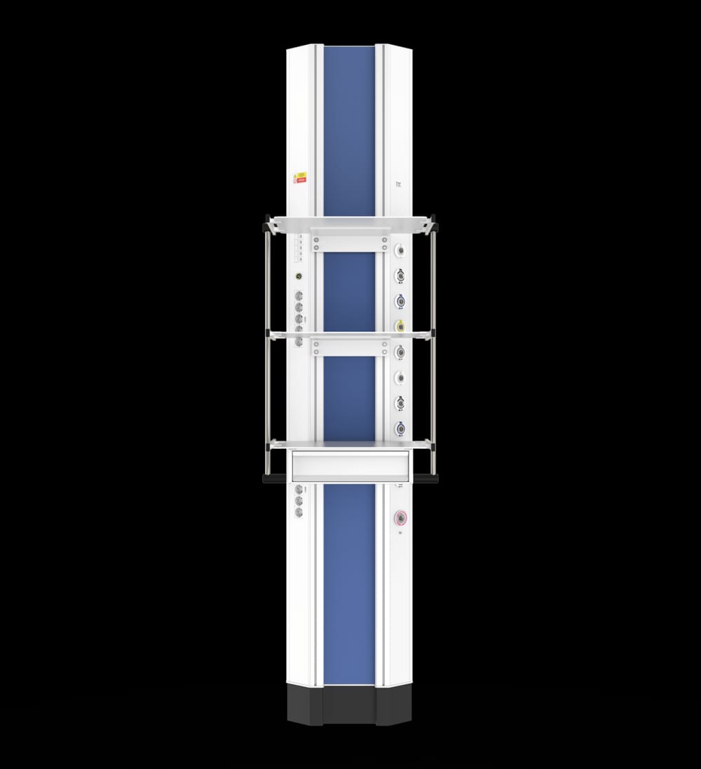 Медицинская консоль типа пол-потолок CADUCEUS CP