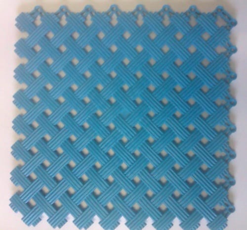 Сборное покрытие для мягкого пола сеточкой в бассейне или аквапарке — фото 8