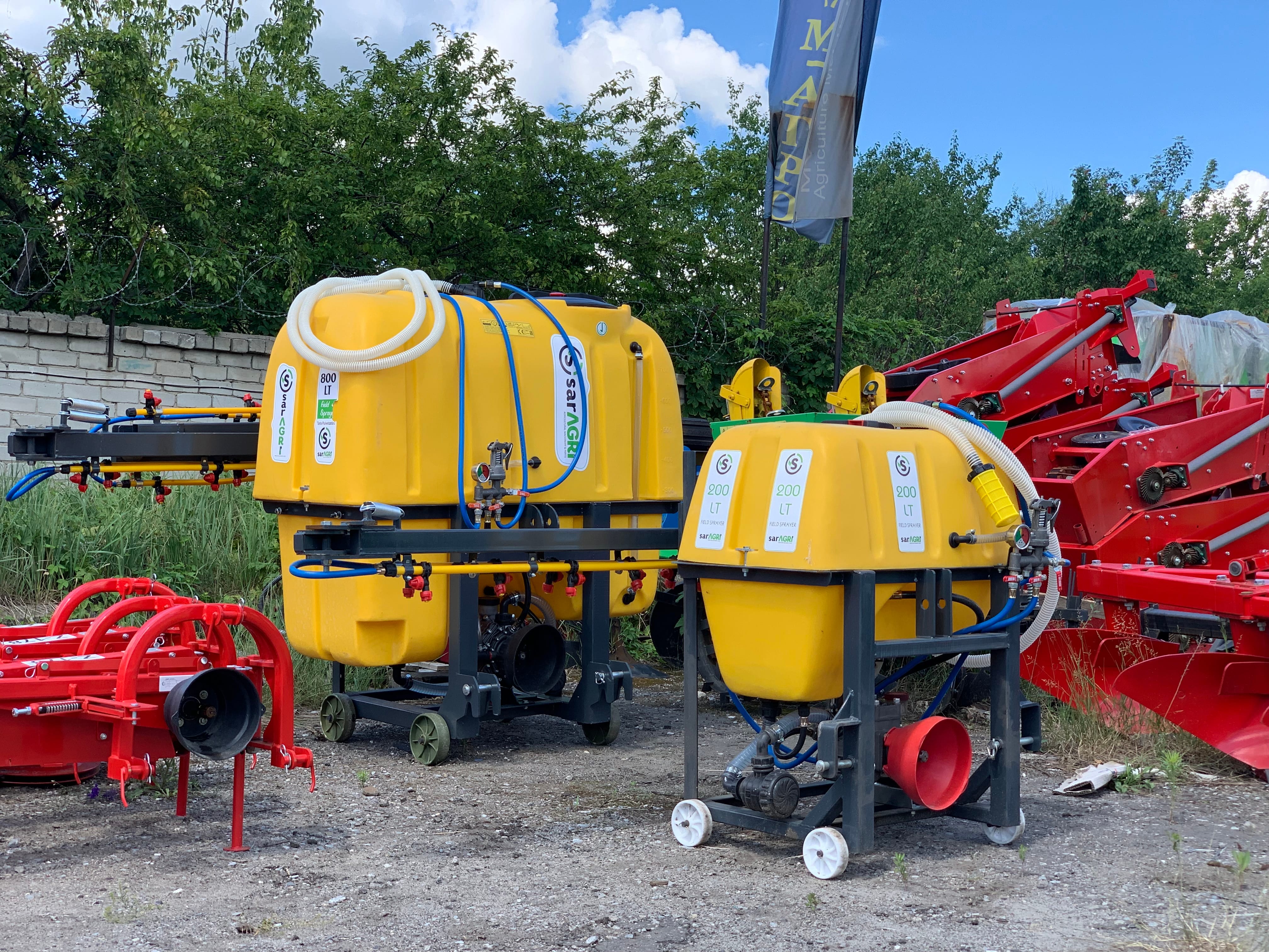 Опрыскиватель полевой навесной Турция 200л-800л — фото 2